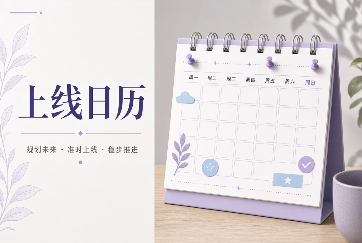 上线日历栏目图片